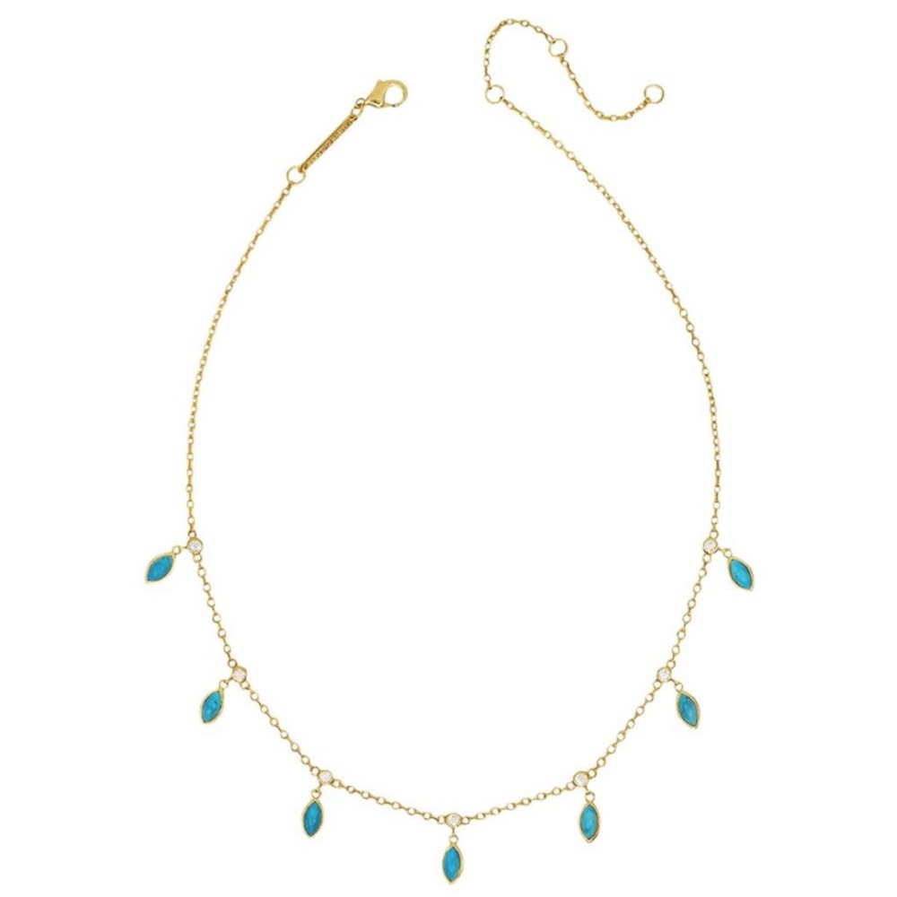 Ambyr Childers Turquoise Eclipse Shaker Necklace